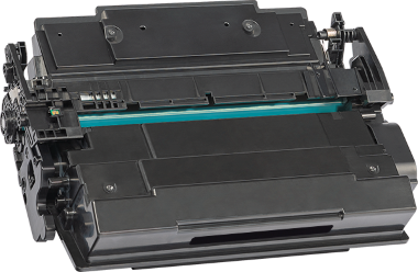 Toner-Kassette für Canon-Drucker in seitlicher Ansicht mit sichtbar blauem Druckelement.