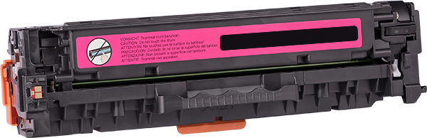 Magenta Tonerkassette im Rebuilt-Design für HP LaserJet Pro Modelle.