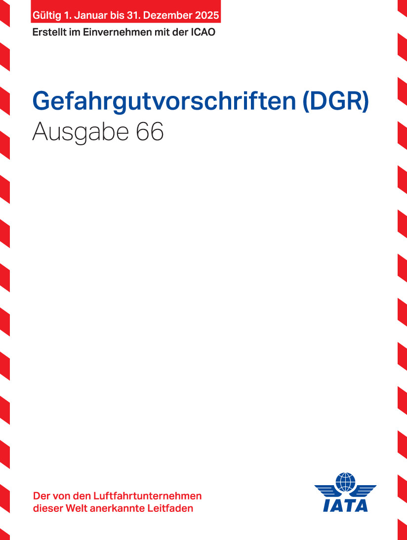 IATA Gefahrgutvorschriften 2025, 66. Edition, Buch, deutsch Produktbild pa_produktabbildung_1 S