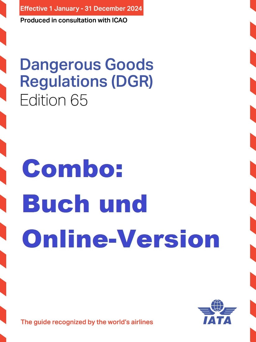 IATA Gefahrgutvorschriften 2023, 65. Edition Combo Buch + Online-Version, englisch @DRB220-65