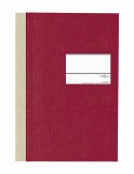 Pagna Geschäftsbuch A4, kariert, 96 Blatt, rot