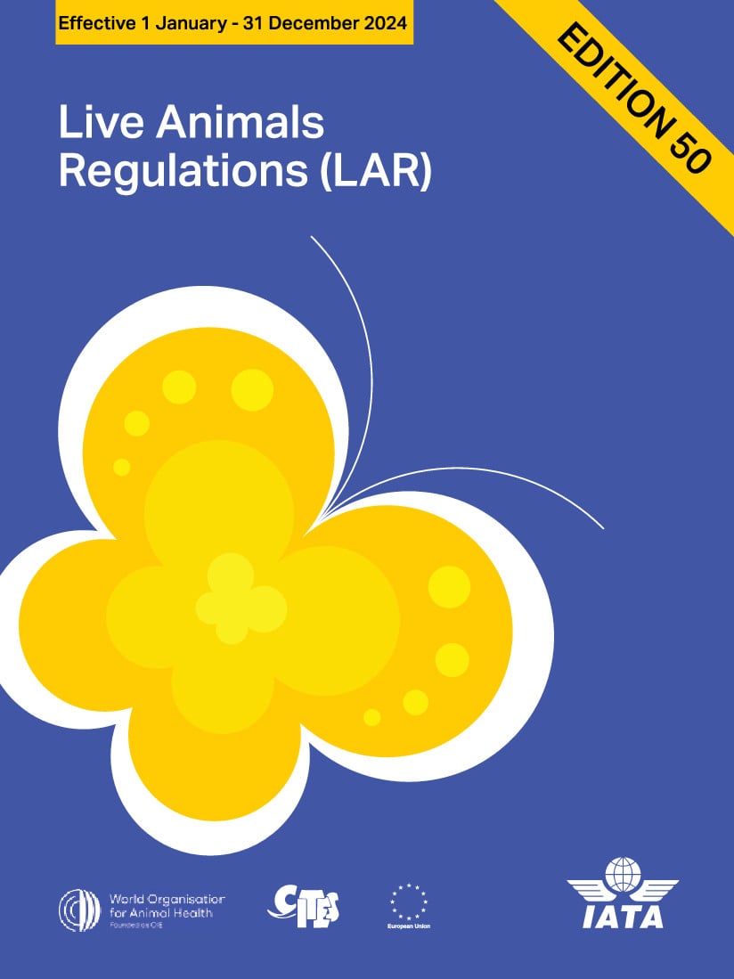 IATA Live Animals Regulations 2024, 50. Edition, Buch, englisch @DRB227LAR-50