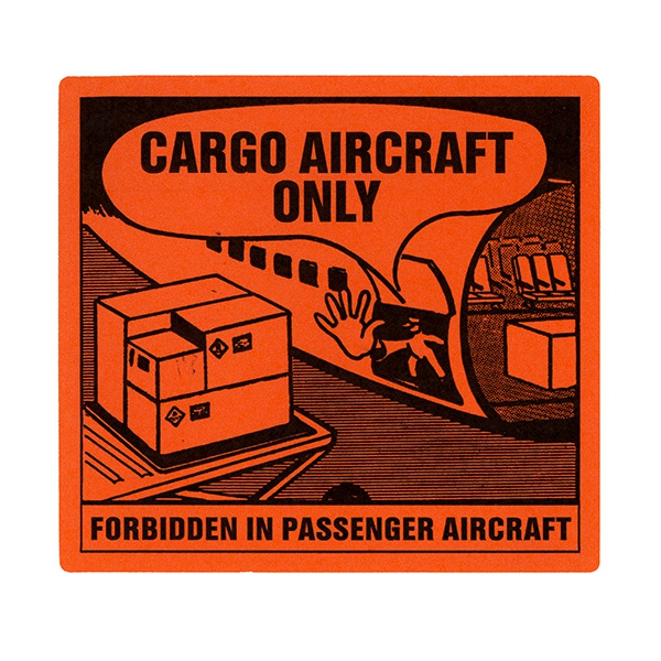 Zusatzaufkleber "CARGO AIRCRAFT ONLY" @dr658